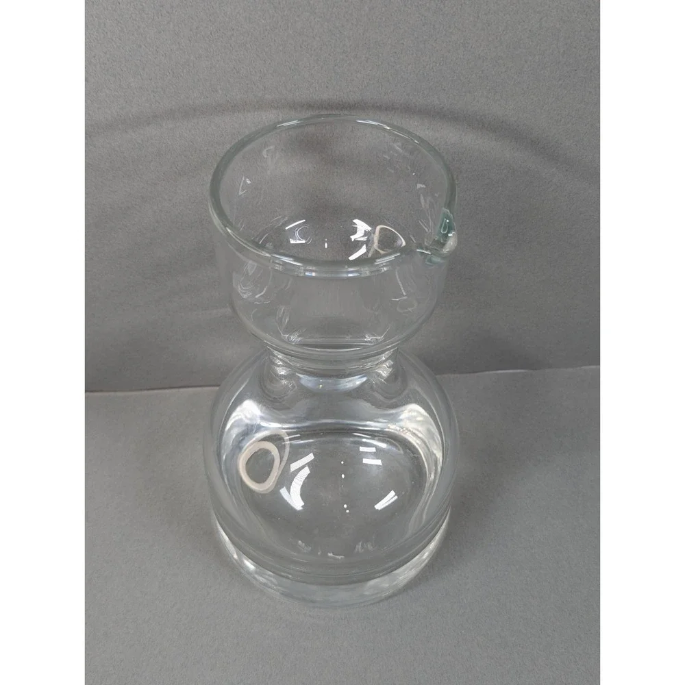 Vintage Clear Glass Wine Carafe 9